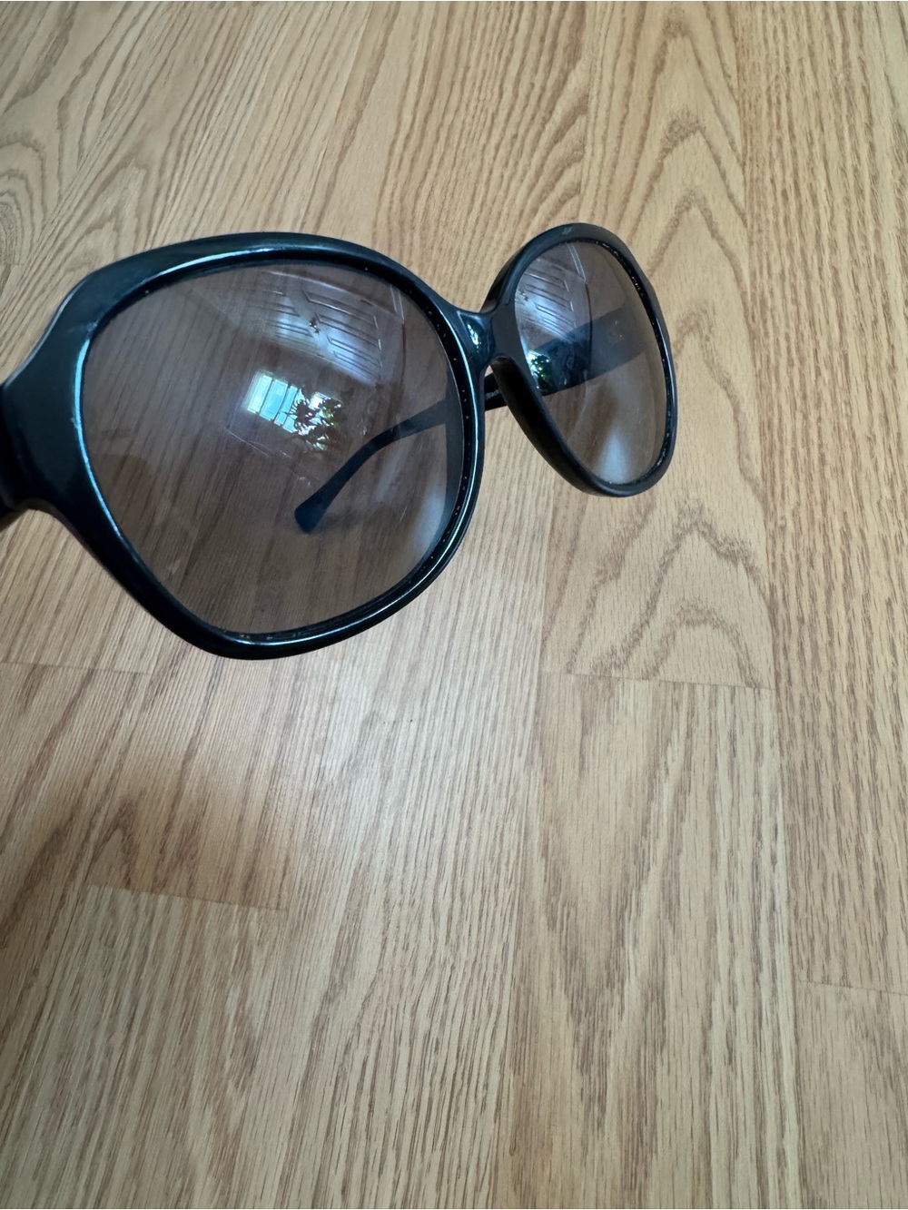 COACH HC8150 Black Grey / Purple gradient lens Oversized Women's Sunglasses - Picture 5 of 5